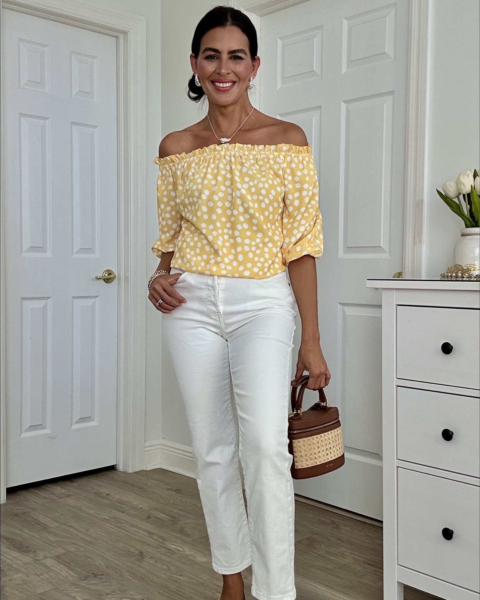 Must have Amazon tops! Wearing a size S in all of them. Size 27 in cropped jeans. Size 26 in wide leg jeans. 

#LTKootd #LTKSpringSale #LTKU