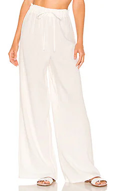 lovewave Kaya Pants in Ivory from Revolve.com | Revolve Clothing (Global)