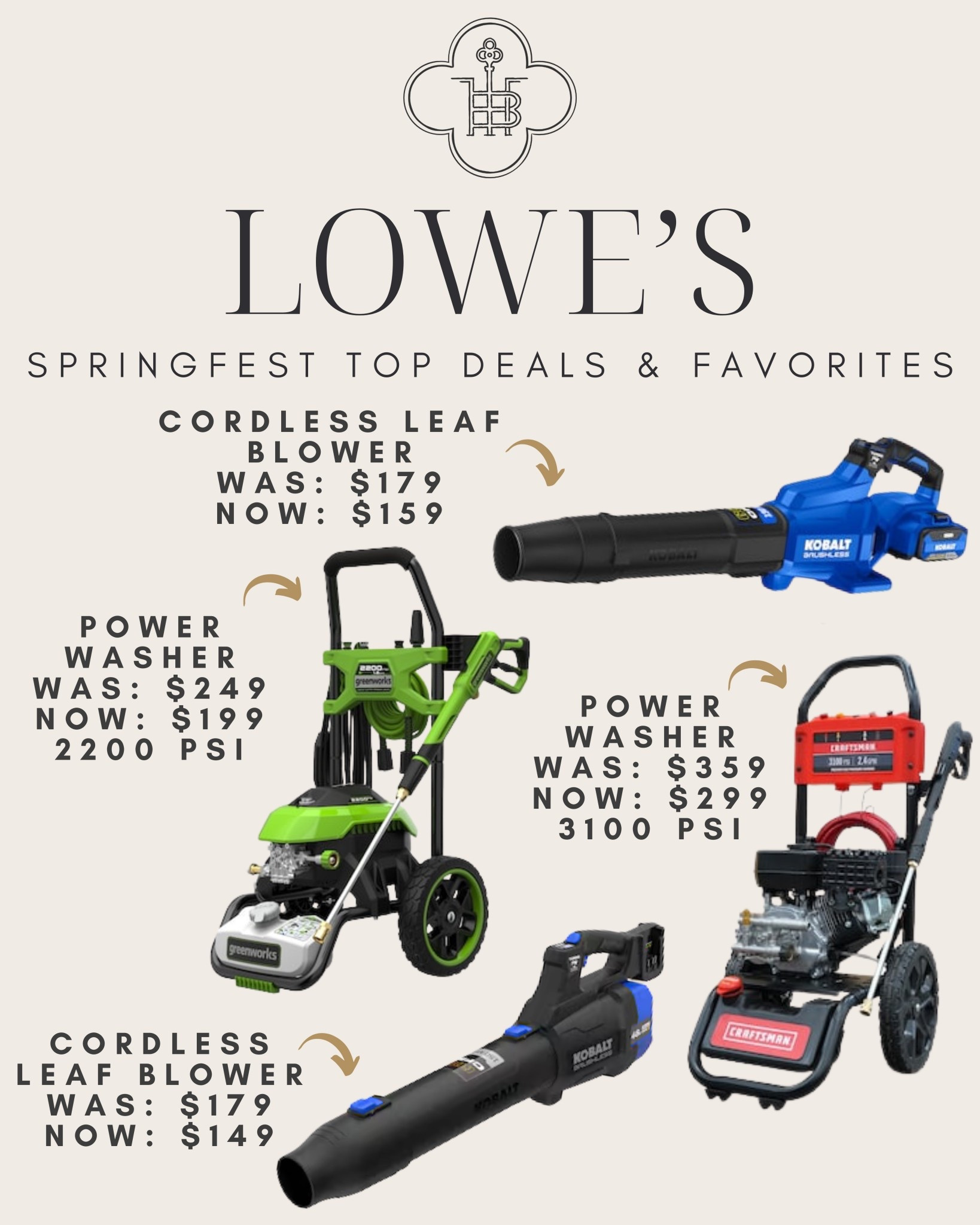 #ad @lowes #lowespartner
Some of my favorite pieces on deal right now for Lowe’s SpringFest, including my power washer!!

#LTKSeasonal #LTKHome #LTKSaleAlert