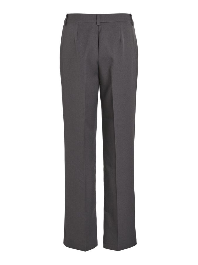 REGULAR WAIST - STRAIGHT-LEG TROUSERS | Grey | VILA® | Vila.com
