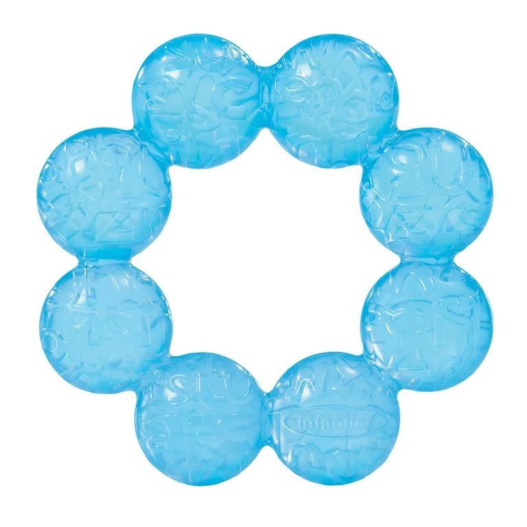 Infantino Soothing Soft Circular Water Teether, BPA-Free Teether, Age 0-36 Months, Blue | Walmart (US)