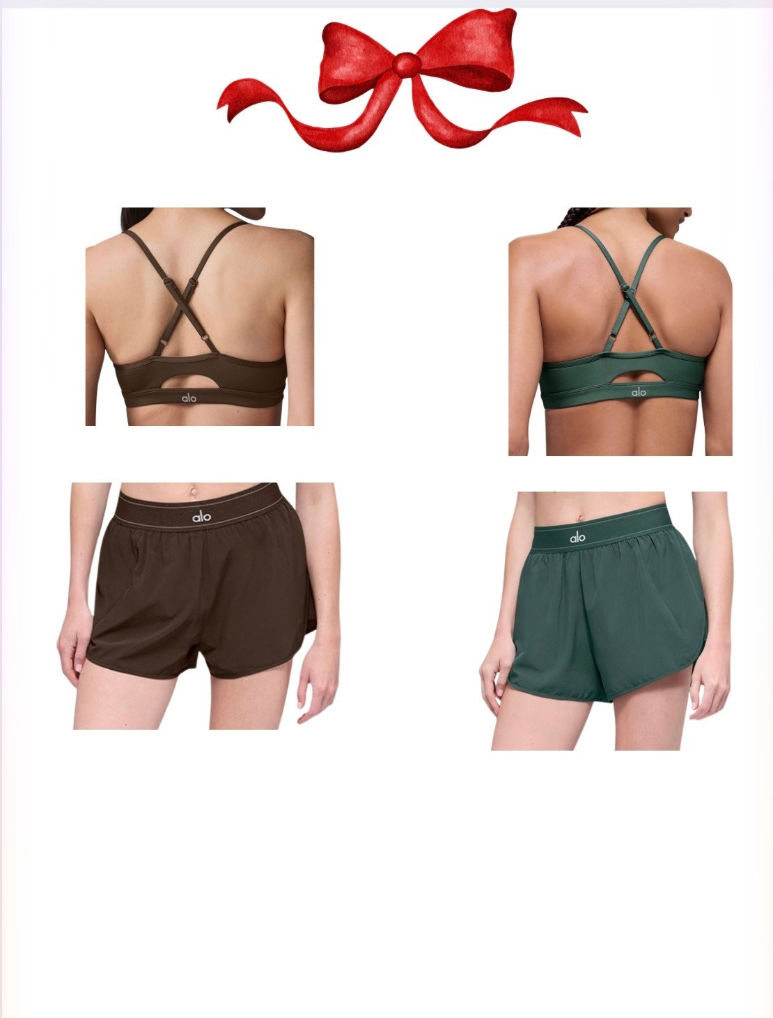 2 new color drops in my favorite running sets from Alo. 30% off for BF 