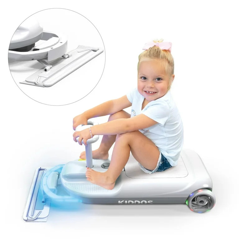 Tzumi Mop On-the-Go Kart 2 in 1 Electric Sweeper Floor Cleaner Cart for Kids Ages 3 and Up | Walmart (US)