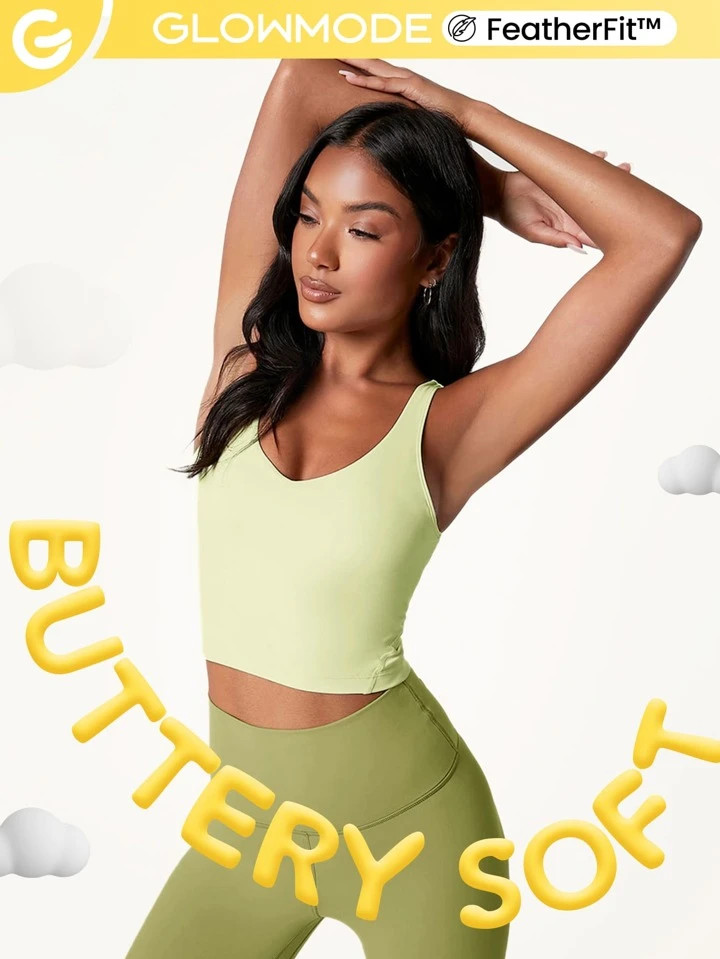 GLOWMODE FeatherFit™ Active Tank | SHEIN