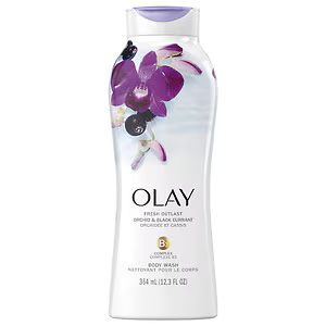 Olay Fresh Outlast Body Wash, Soothing Orchid & Black Currant, 13.5 fl oz | Drugstore
