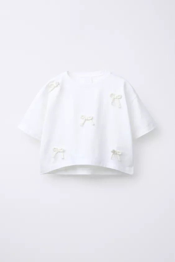 CORD TIE T-SHIRT | Zara US