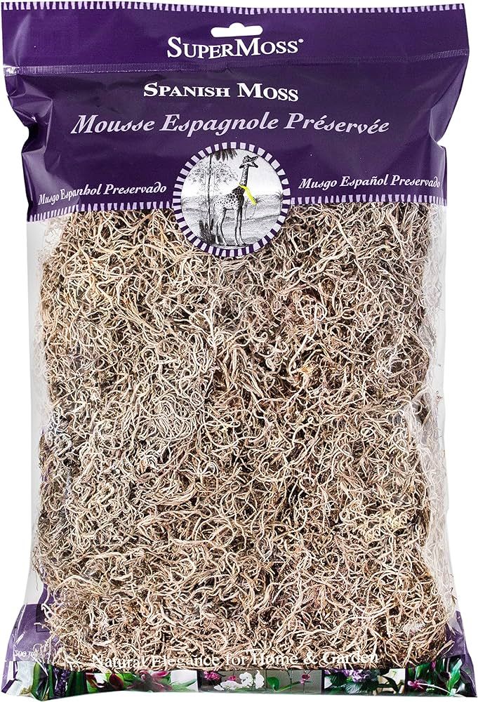 SuperMoss (26911) Spanish Moss Dried, Natural, 8 Ounces | Amazon (US)