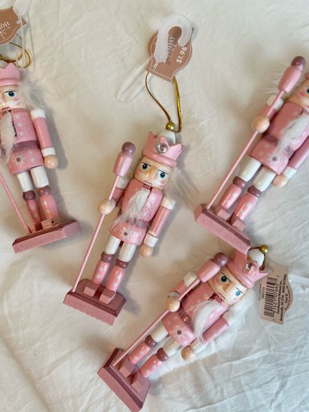 Pink nutcracker ornaments! Need I say more! 

#LTKSeasonal #LTKsalealert #LTKHoliday
