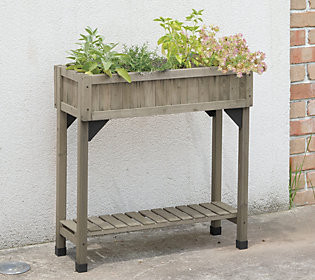 Vegtrug 4 Pocket Slimline Cedar Herb Garden Planter | QVC