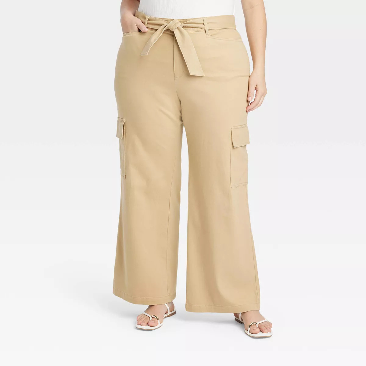 Women's High-Rise Wide Leg Cargo Pants - Ava & Viv™ | Target