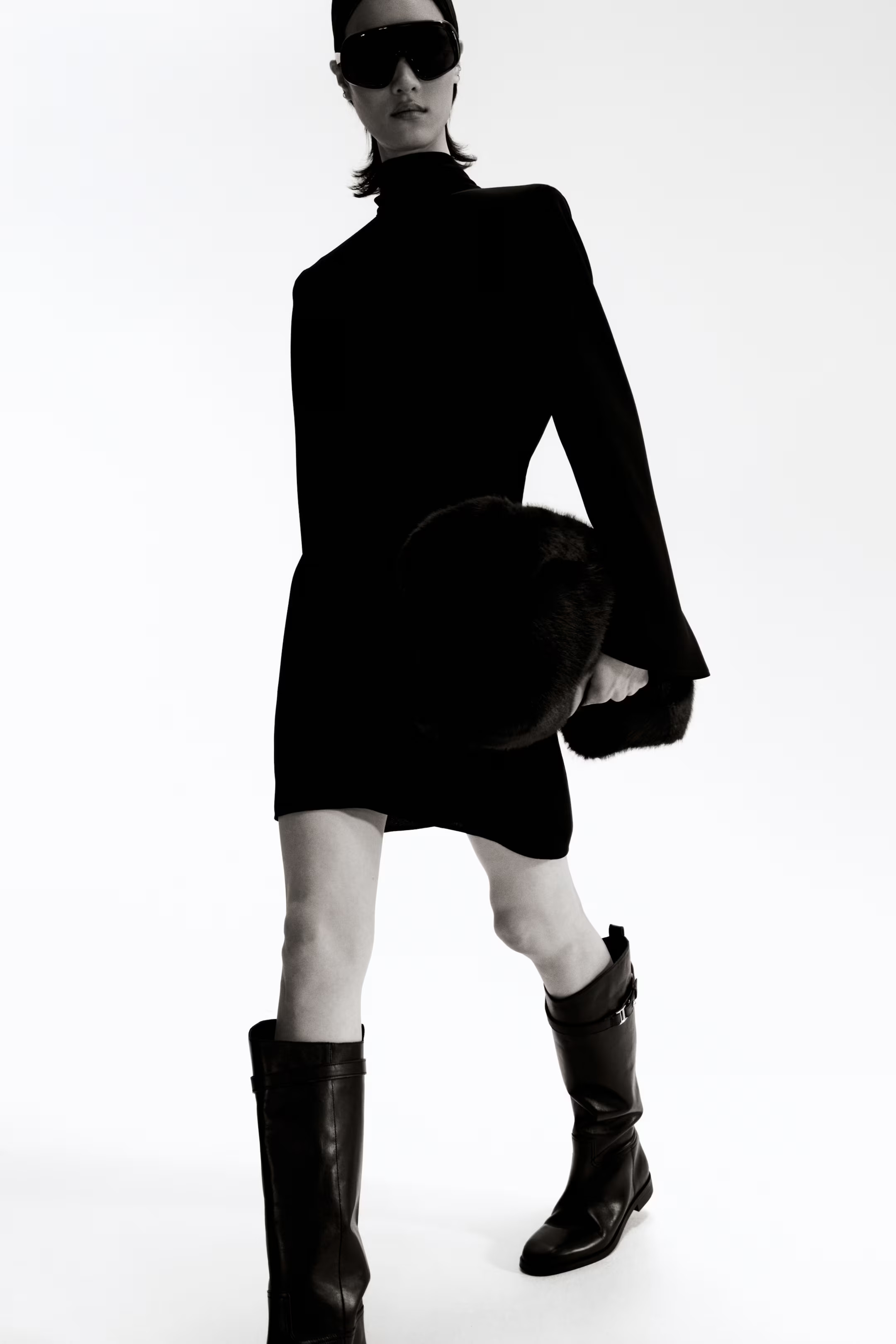 Knee-high leather boots | H&M (UK, MY, IN, SG, PH, TW, HK)