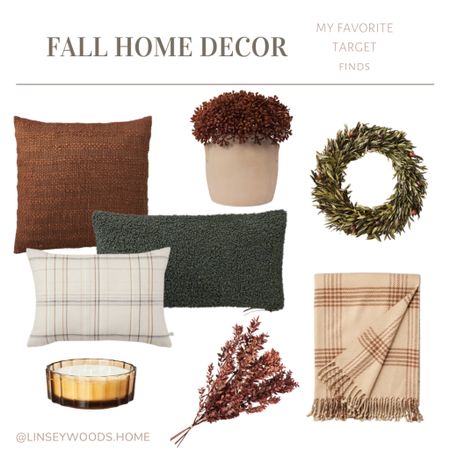 Target, fall decor, fall home, fall pillows, boucle pillow, fall throw blanket, fall stems, fall candles, studio mcgee, hearth and hand

#LTKunder50 #LTKunder100 #LTKhome