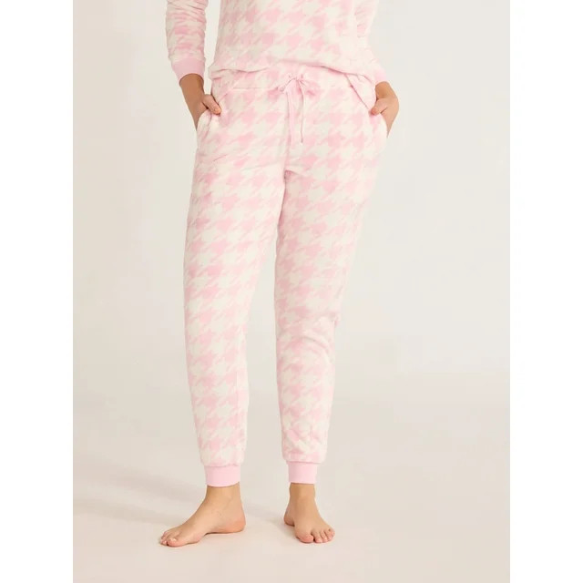 Joyspun Women's and Women's Plus Plush Sleep Jogger Pants, Sizes XS-3X | Walmart (US)