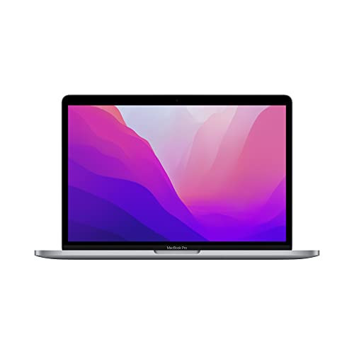 2022 Apple MacBook Pro Laptop with M2 chip: 13-inch Retina Display, 8GB RAM, 256GB ​​​​​​​SSD ​​​​​​​Storage, Touch Bar, Backlit Keyboard, FaceTime HD Camera. Works with iPhone and iPad; Space Gray | Amazon (US)