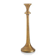 Emmett Antique Brass Taper Candle Holder 11.75" + Reviews | Crate and Barrel | Crate & Barrel