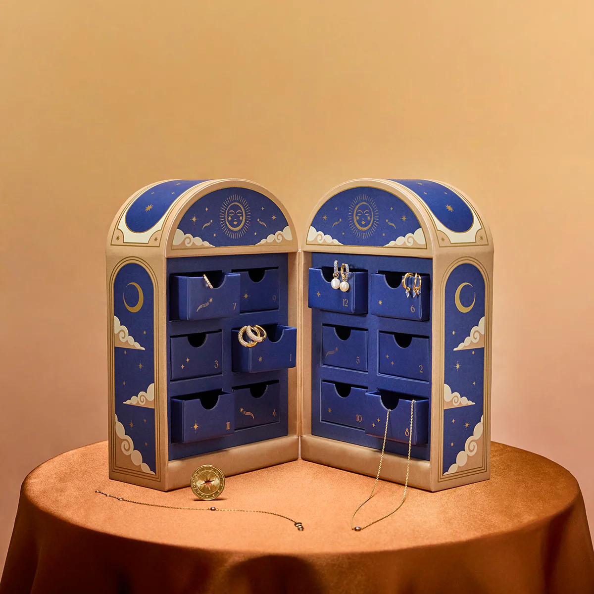 12 Day Advent Calendar in Gold | Astrid & Miyu UK