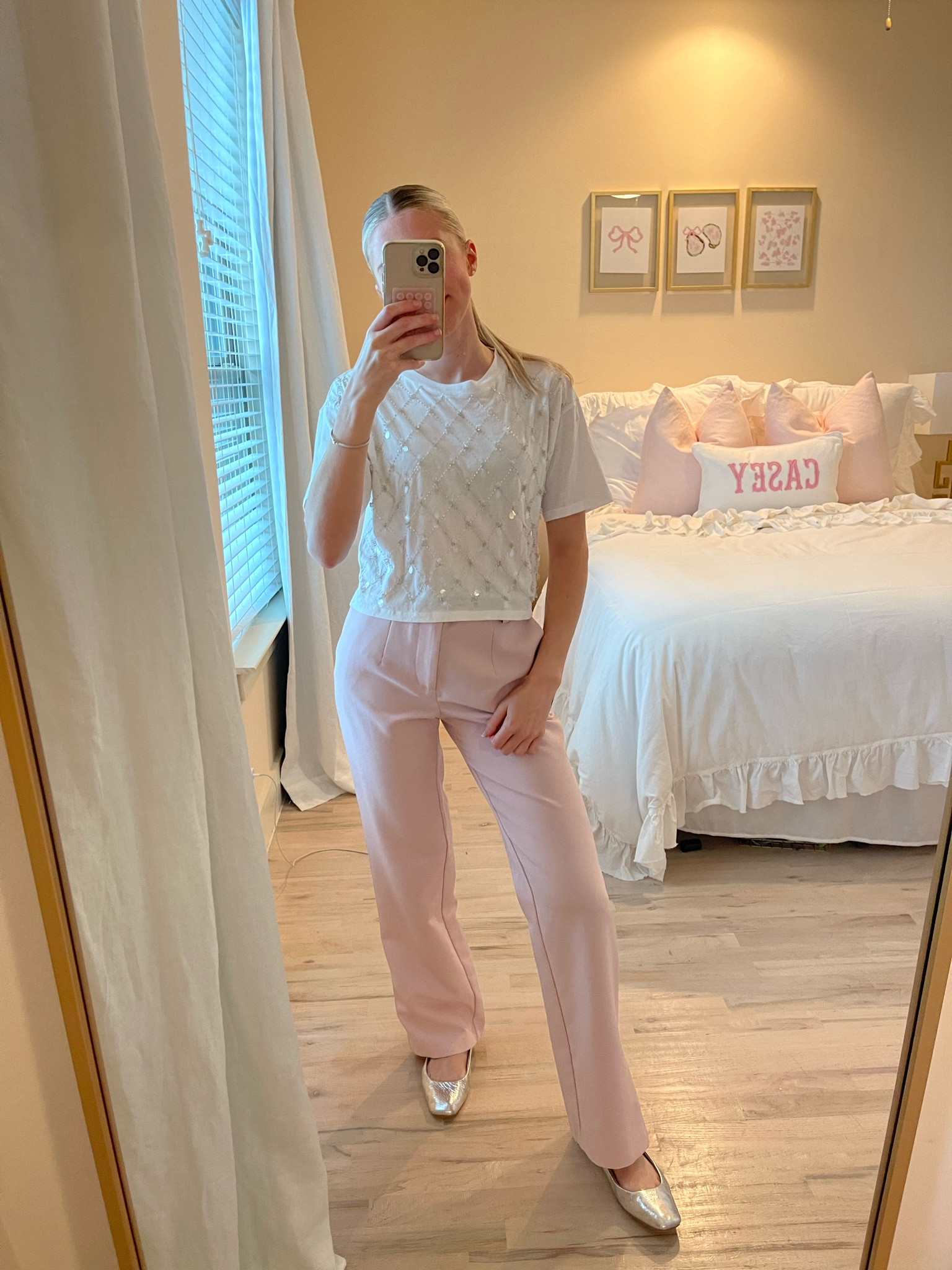 Work outfit/business casual//jcrew//silver flats 

#LTKWorkwear #LTKFindsUnder50 #LTKFindsUnder100