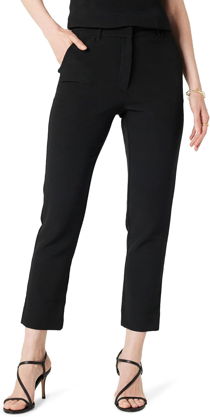 The Drop Women's Sheilaa Slim Flat Front Trouser | Amazon (US)