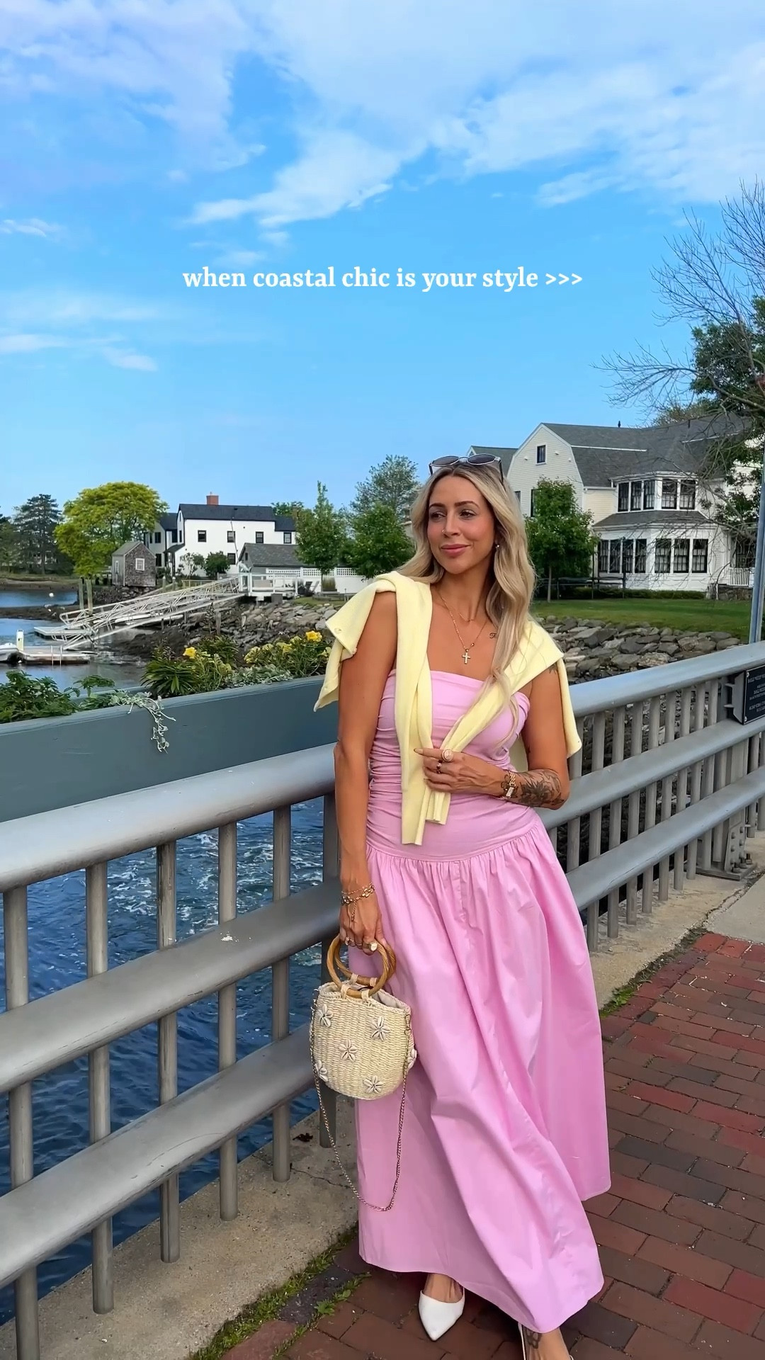 Dress comes in 6 other colors!!
Wearing size 6- sized up for bust, could do a 4 still.
 
Measurements: 32DD, 26/27 waist 5’7

Coastal Chic Outfit Inspo/ New England Summer/ East Coast Fashion

#LTKSeasonal #LTKSummerEdit