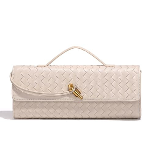 Covelin Women's Handmade Woven Evening Bag Leather Shoulder Clutch Handbag Fashion Crossbody Purs... | Amazon (US)