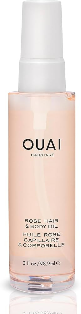 OUAI Rose Hair & Body Oil - Luxurious, Multipurpose Oil to Hydrate Hair & Skin - Fast Absorbing -... | Amazon (US)