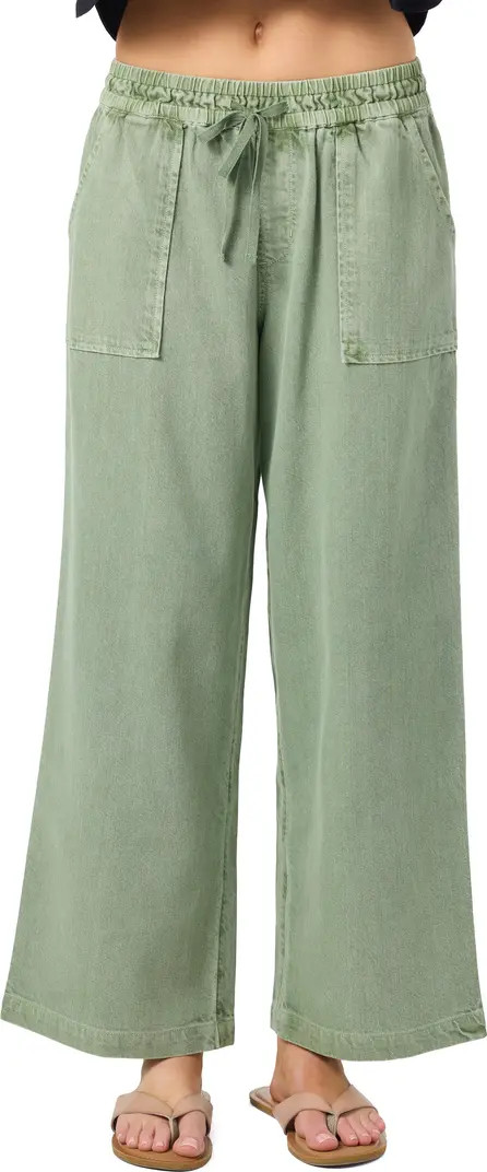 Sevie 2 Drawstring Cotton Twill Pants | Nordstrom