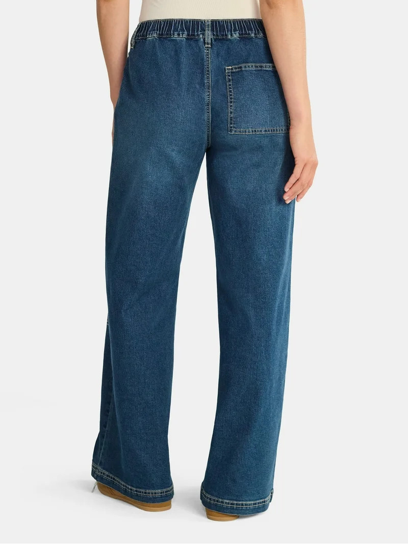 Madden NYC Women's Cargo Jeans, 32" Inseam, Sizes XXS-XXL | Walmart (US)