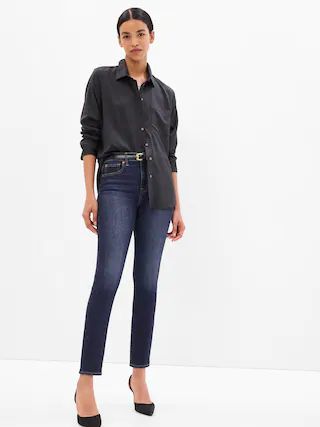 High Rise True Skinny Jeans with Washwell | Gap (US)