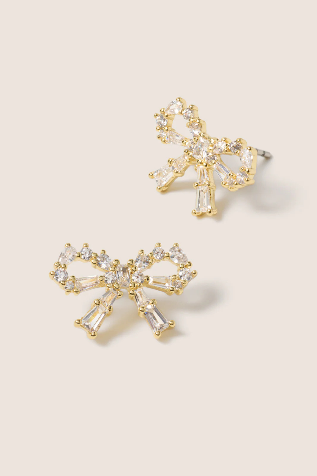 GORJANA Women's Fancy Bow Earrings, Gold | Evereve