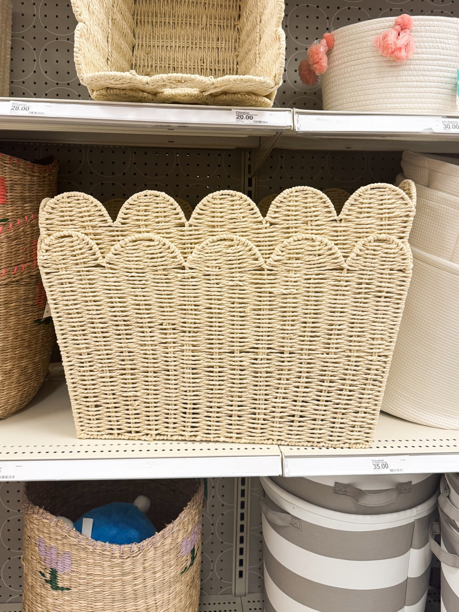Scalloped basket! 😍

#LTKSpringSale #LTKHome #LTKmomlife