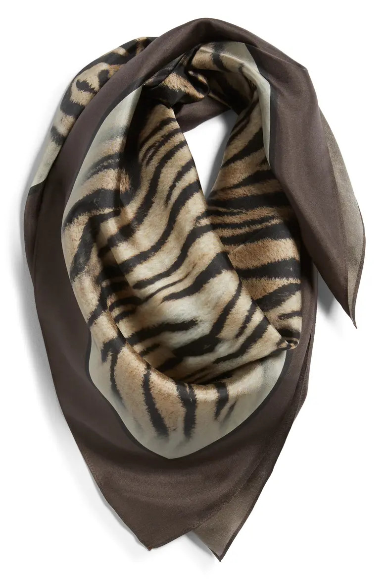 Printed Square Silk Scarf (Women) | Nordstrom | Nordstrom
