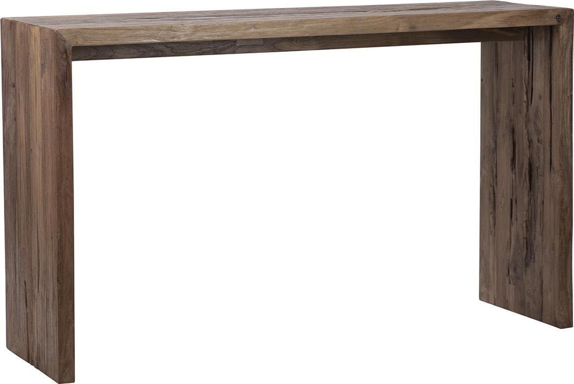Console Table Chilton Medium Brown Natural Sealed Reclaimed Teak | Amazon (US)