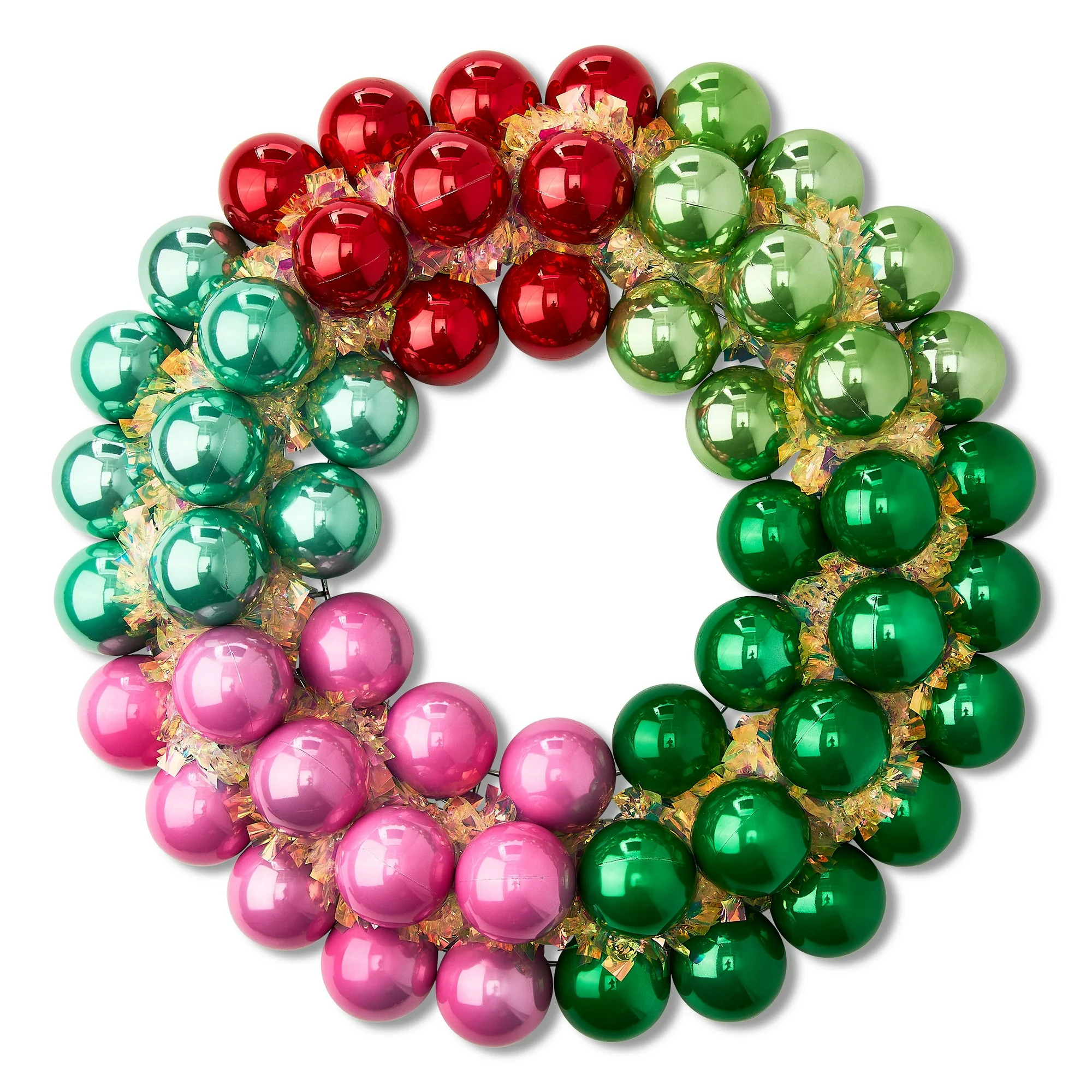 Ornament Christmas Wreath, Multicolor, 20", by Holiday Time | Walmart (US)