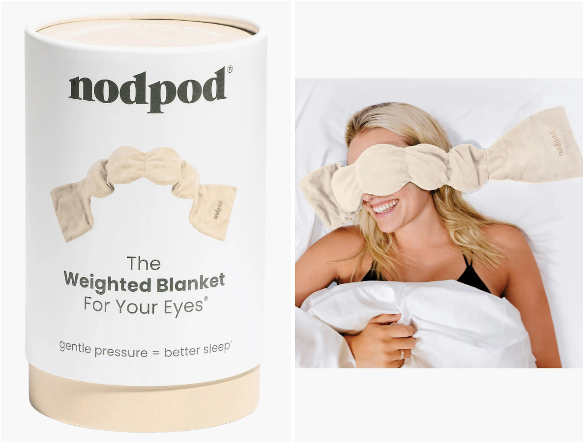 I gifted this to my future sister & mother in law who both love sleep! Find some blissful shuteye under this lightly weighted, supersoft-fleece sleep mask designed to alleviate stress and anxiety. This is a perfect gift for a loved one who loves sleep or has trouble sleeping. 

 #LTKGiftGuide #LTKHome #LTKFindsUnder50