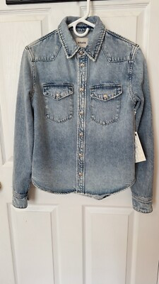 Khaite Wesley Denim Top (size XS)  | eBay | eBay US