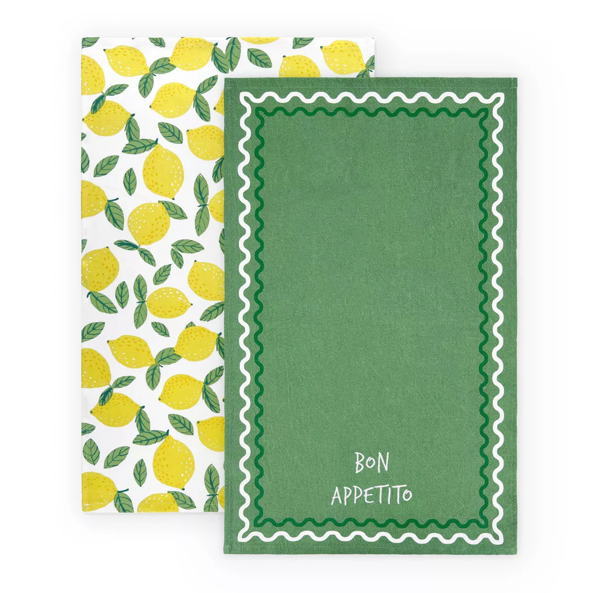 2pk Dishtowels Bon Appetito and Allover Lemon - Bullseye's Playground™ | Target