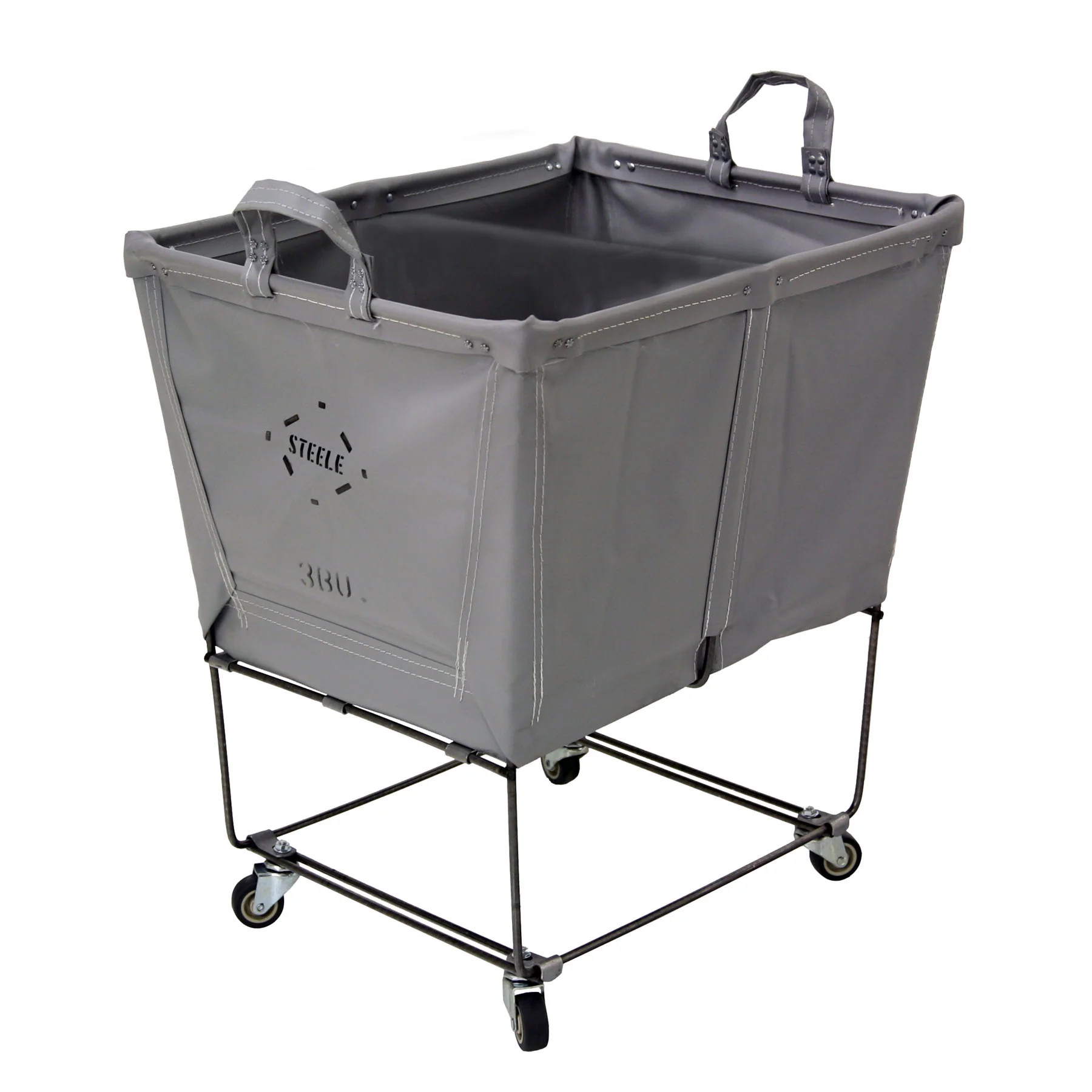 Steeletex Elevated Truck - Permanent Style 3 Bu | Steele Canvas Basket Corp.