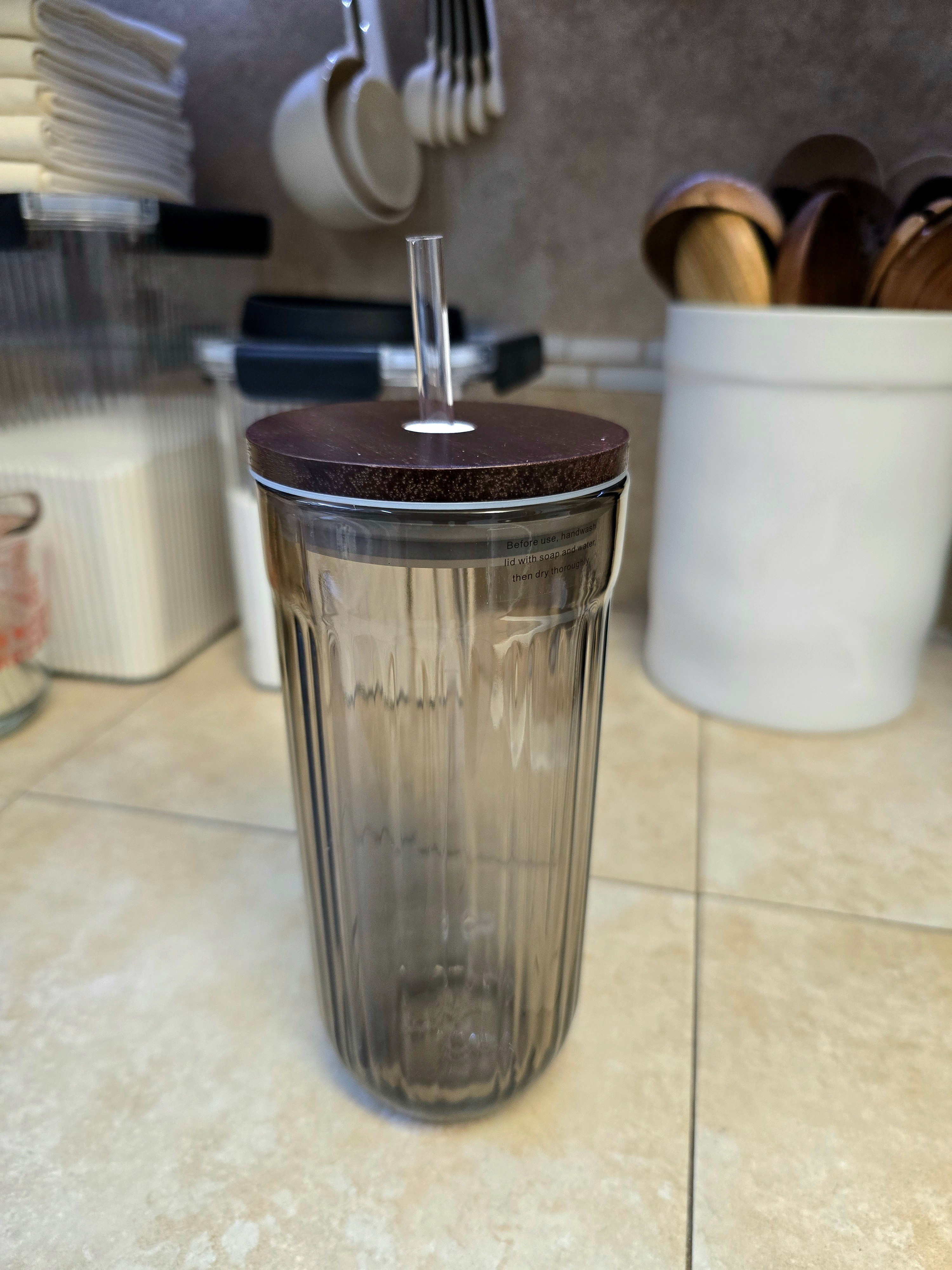 21oz Fluted Glass Tumbler with Wood Lid - Hearth & Hand with Magnolia

#LTKSeasonal #LTKHome #LTKFamily