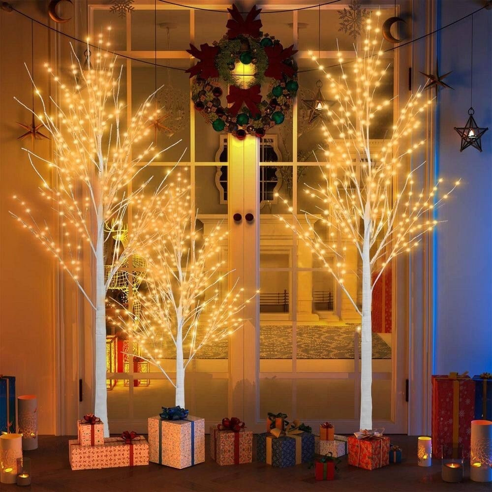 Add this beautiful LED birch pre lit tree set now. Add the ambiance of the traditional Christmas feeling. On sale now for $69!! 

#LTKSeasonal #LTKHome #LTKHoliday