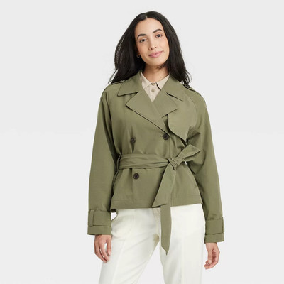 Women's Short Trench Coat - A New Day | eBay US