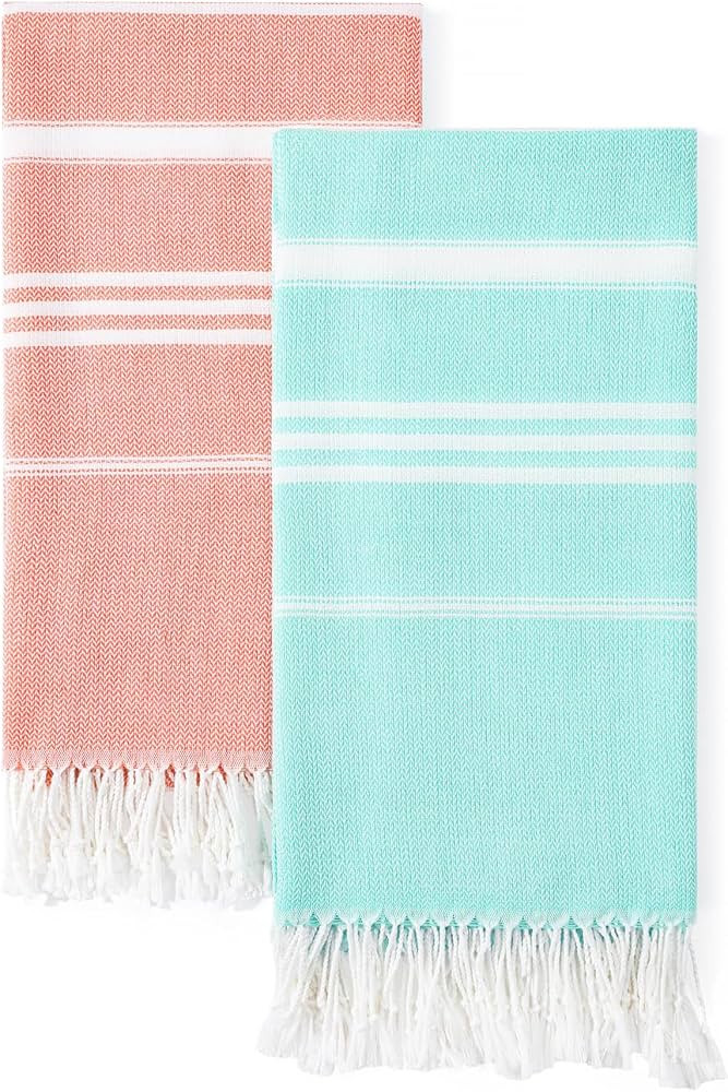 2 Packs Turkish Beach Towels Quick Dry Sand Free Oversized Bath Pool Swim Towel Extra Large XL Bi... | Amazon (US)