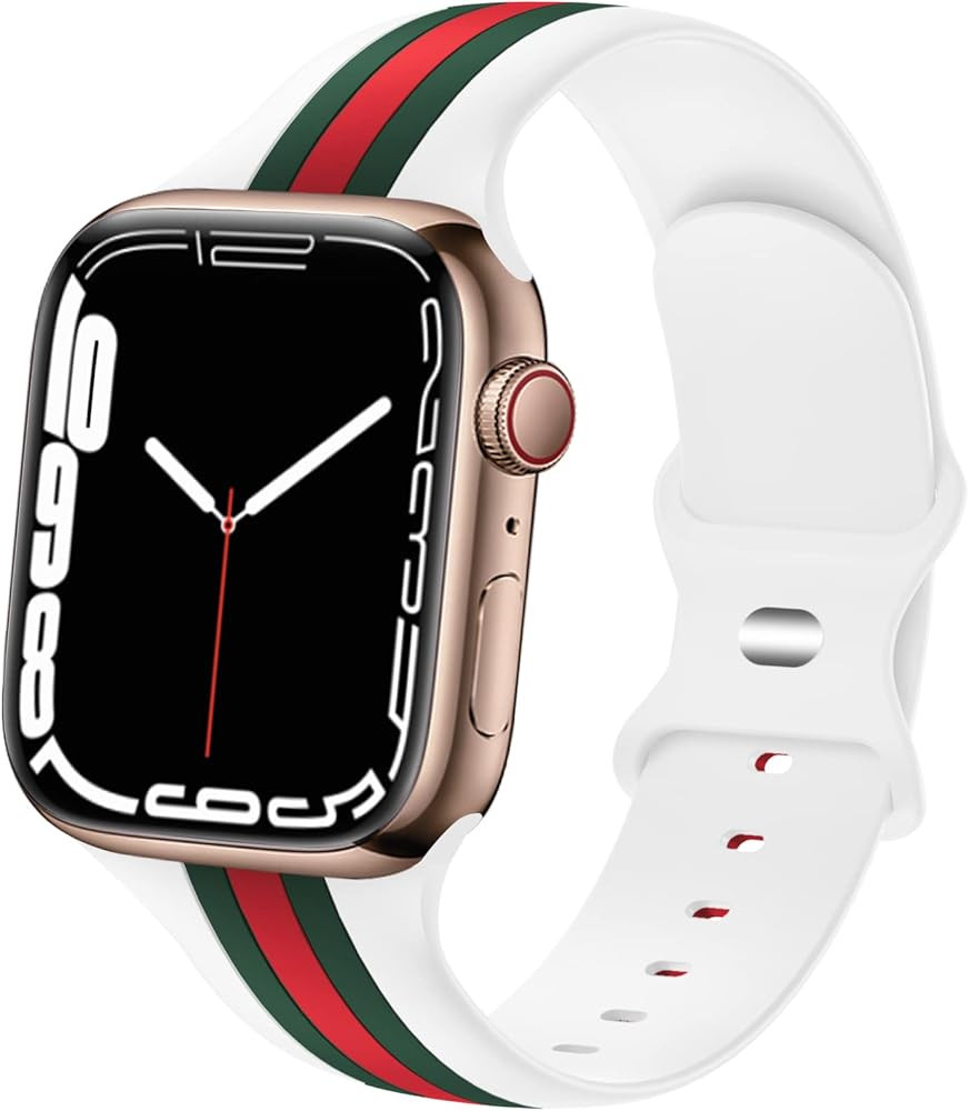 Designer Sport Bands Compatible with Apple Watch Band 38mm 40mm 41mm 42mm 44mm 45mm Series 7 6 5 ... | Amazon (US)