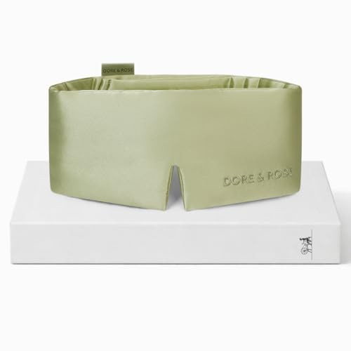 Dore & Rose Deep Sleep Mask, 100% Pure Silk Eye Mask for Sleeping | Amazon (US)