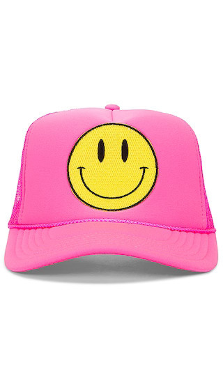 Friday Feelin SMILEY HAT in Pink. | Revolve Clothing (Global)