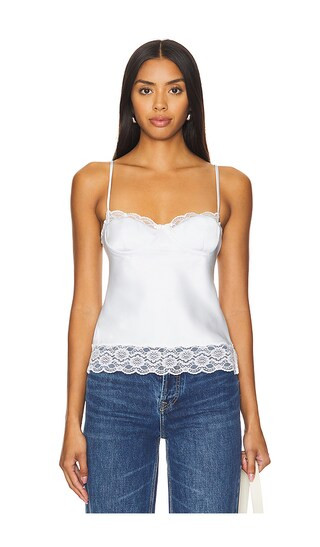 Libbie Top in Light Blue | Revolve Clothing (Global)