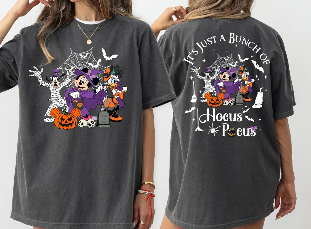 Comfort Colors It's Just A Bunch of Hocus Pocus Shirt, Halloween Shirt, Disney Halloween Hocus Po... | Etsy (US)