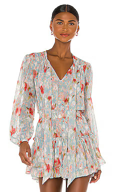 MISA Los Angeles Ceyla Top in Daydream Floral from Revolve.com | Revolve Clothing (Global)