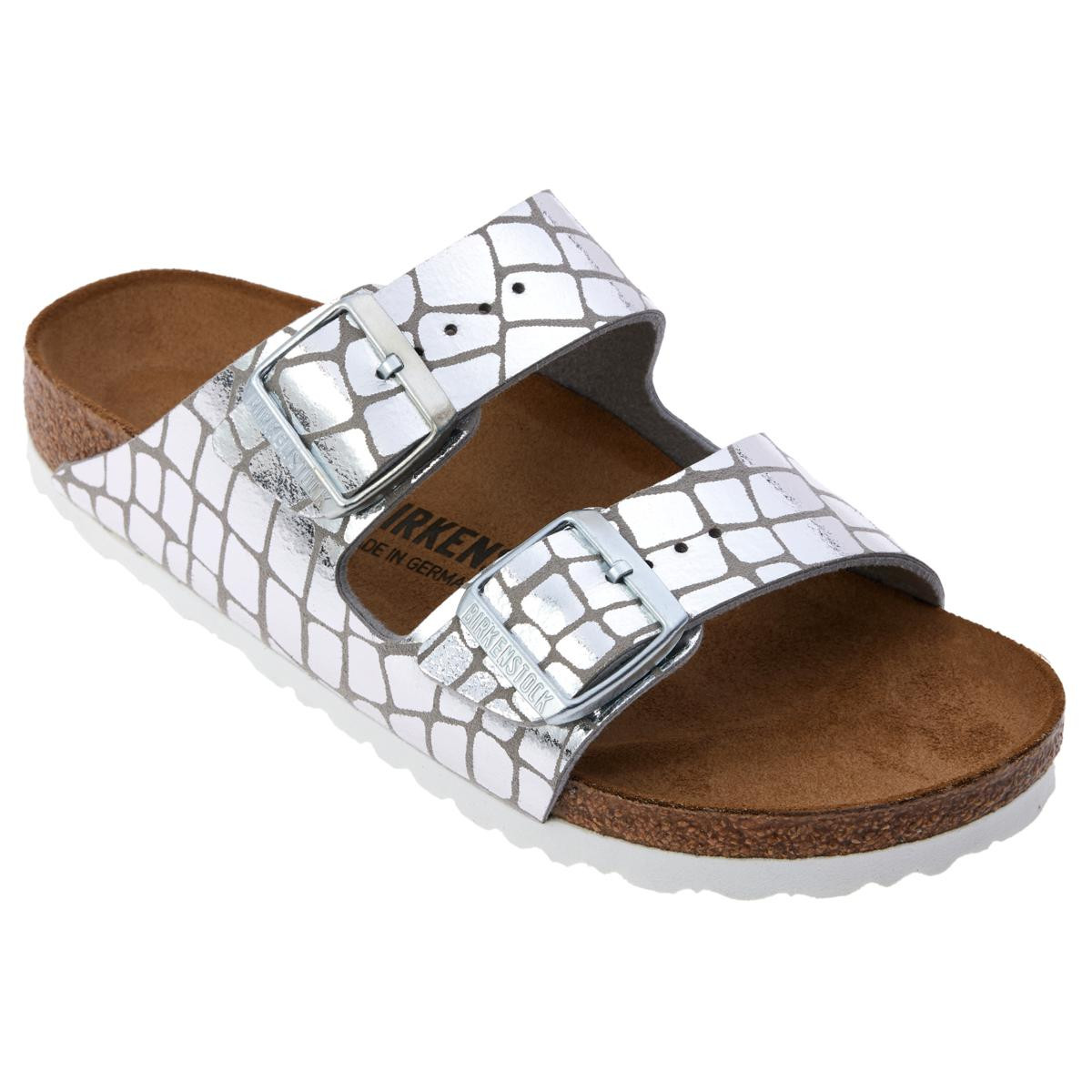 Birkenstock Arizona Gator Gleam Two-Strap Comfort Sandal | HSN