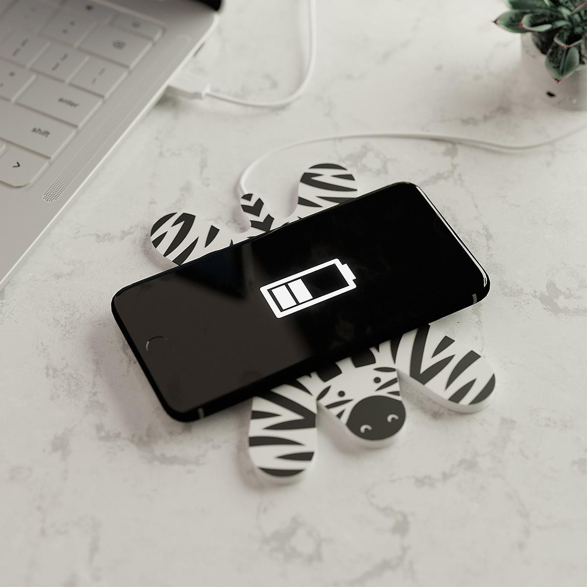 Zebra Wireless Charger | The Container Store