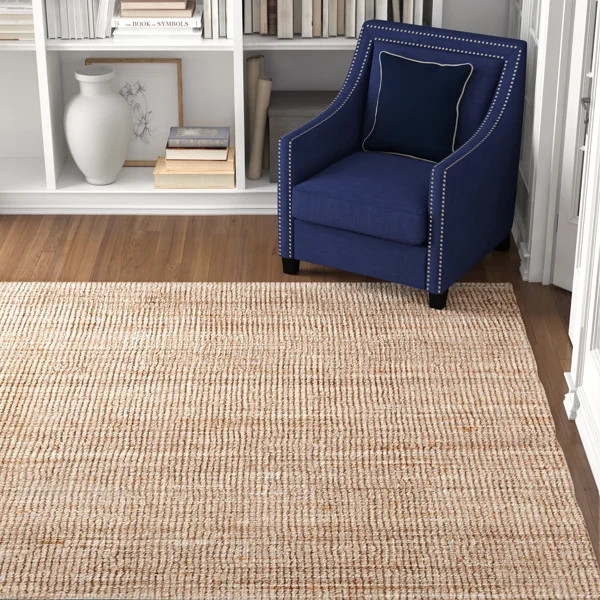 Evelynn Handmade Handwoven Jute/Sisal Brown Area Rug | Wayfair North America